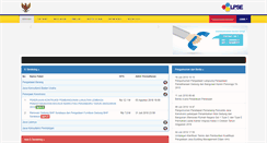 Desktop Screenshot of lpse.kemenkumham.go.id